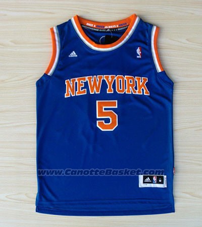Maglia New York Knicks Jason Kidd #5 Blu